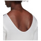 Adidas Γυναικεία κοντομάνικη μπλούζα Open Back 3-Stripes Adidas Γυναικεία κοντομάνικη μπλούζα Open Back 3-Stripes